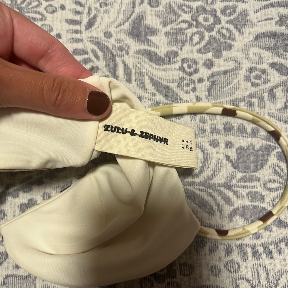 NWOT Zulu & zephyr bikini top - Picture 3 of 5